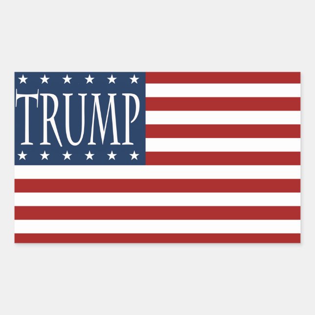 TRUMP FLAG STICKER (Front)