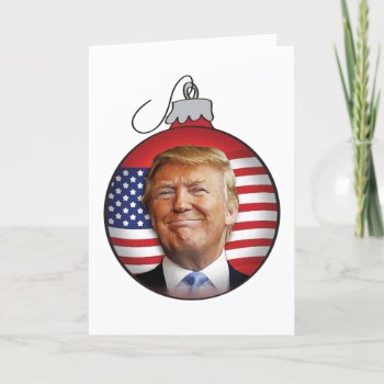 Trump For Christmas Holiday Card by expressiveyourself at Zazzle