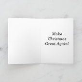 Trump for Christmas Holiday Card (Inside)