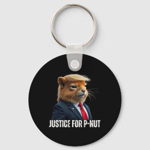 Trump For P-nut The Squirrel Justice For Peanut Tr Keychain