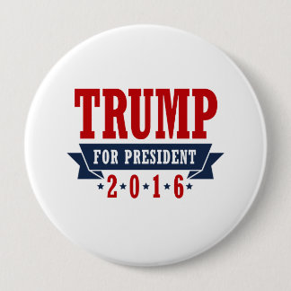 Trump For President 2016 Certified Ribbon Pinback Button