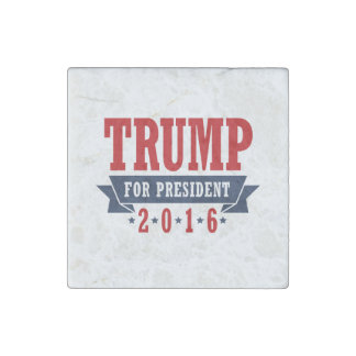 Trump For President 2016 Certified Ribbon Stone Magnet