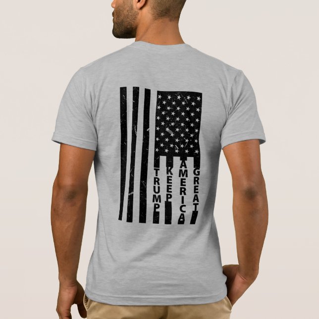 Trump for President 2020 Keep America Great T-Shirt (Back)
