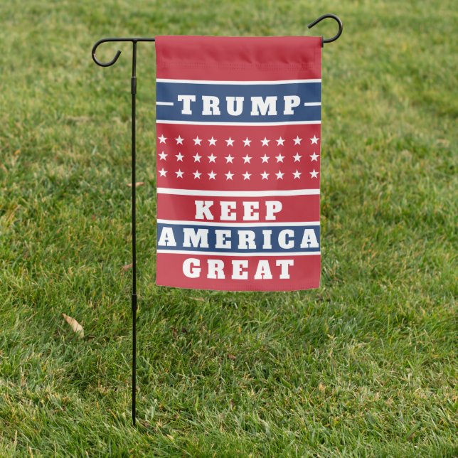 Trump for President 2020 Red White and Blue Flag (In SItu)