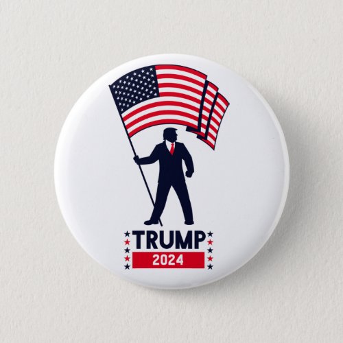 Trump for President 2024 Button