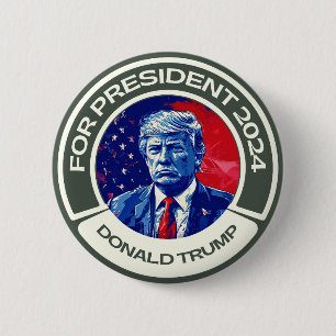 Trump for president 2024 button