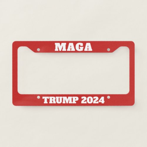Trump for President 2024 License Plate Frame