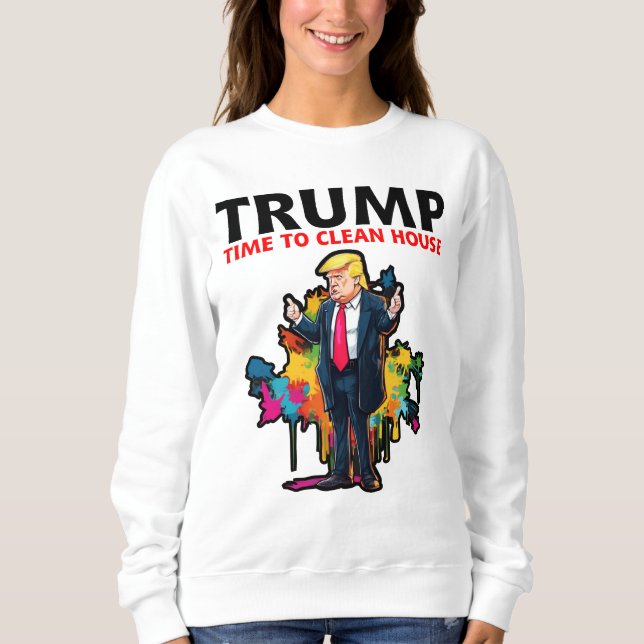 Trump for President 2024, Make America Great Again Sweatshirt (Front)
