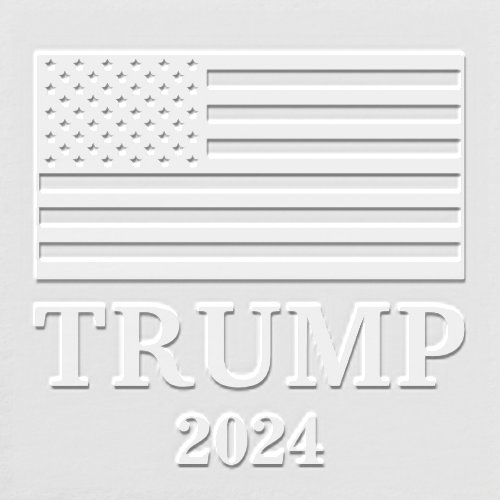Trump for President 2024 USA American Flag  Embosser