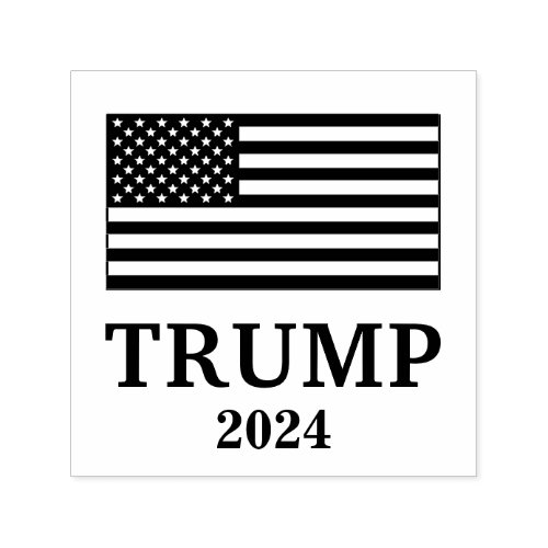 Trump for President 2024 USA American Flag  Self_inking Stamp