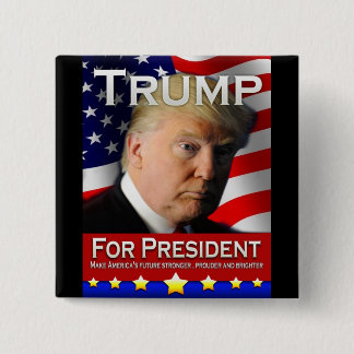 Trump For President Pinback Button