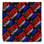 Trump For President Red White and Blue Bandana