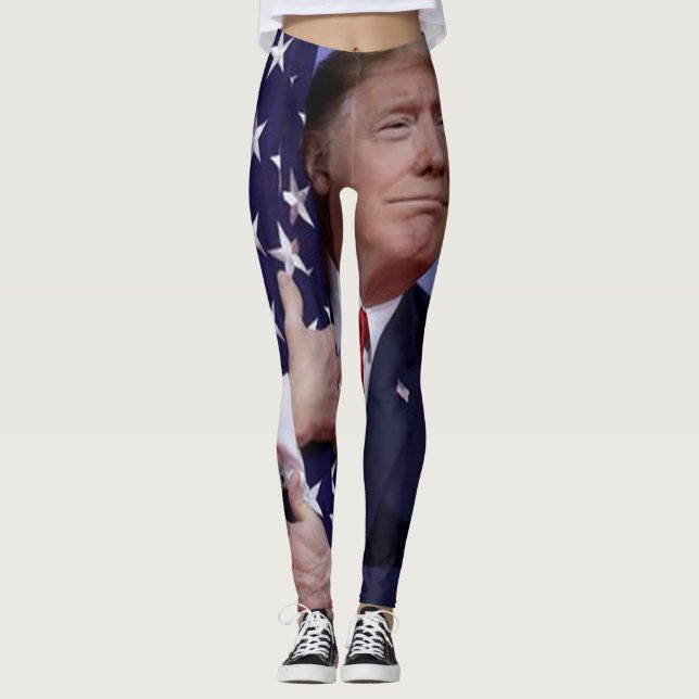 Trump for President - Trump 2020 4 More Years Leggings (Front)