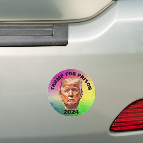 Trump for Prison 2024 T_Shirt Car Magnet