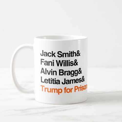 Trump for Prison Coffee Mug