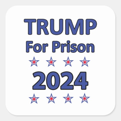 Trump For Prison Sticker