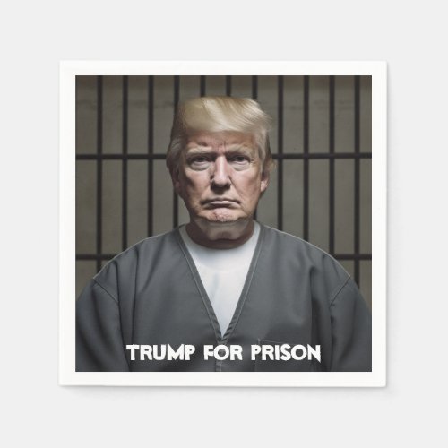 Trump For Prison Trump in Jail Napkins