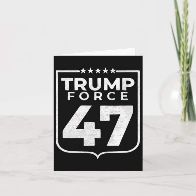 Trump Force 47  Card (Front)