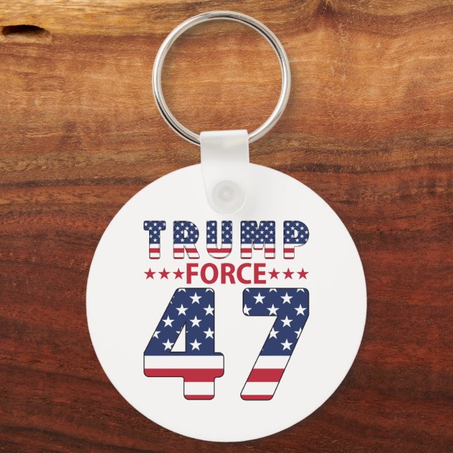 Trump Force 47 Keychain (Front)
