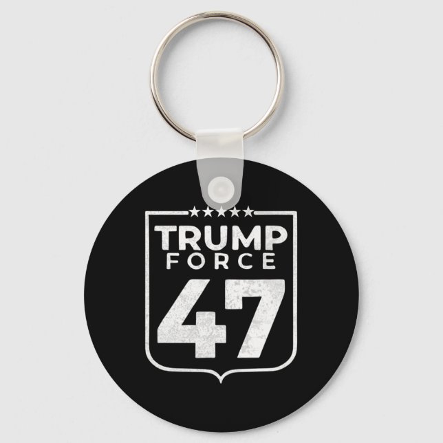 Trump Force 47  Keychain (Front)