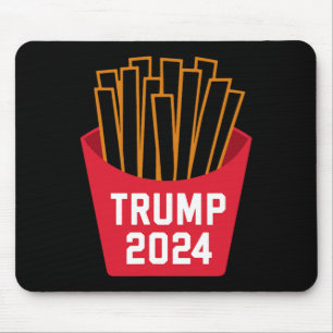 Trump French Fries 2024 Trump 2024 Trump Fries Mouse Pad