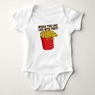 Trump Fries/ Funny Trump Baby Bodysuit