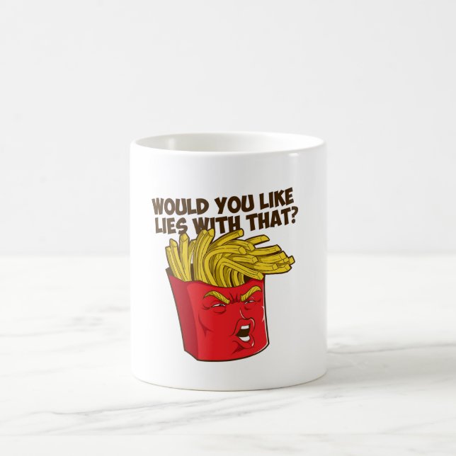 Trump Fries/ Funny Trump Coffee Mug (Center)