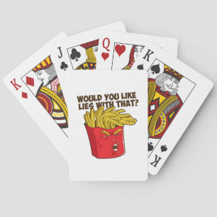 Trump Fries/ Funny Trump Poker Cards