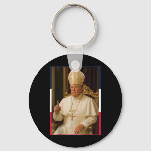 Trump Funny Pope President Trump Wants To Be The N Keychain