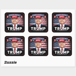Trump Future VP 48-49 Square Sticker
