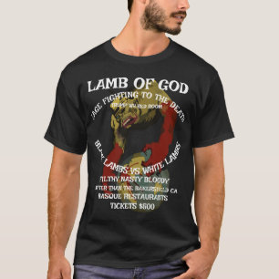 TRUMP FW FV HG BLACK LAMBS VS WHITE LAMBS CAGE T-Shirt