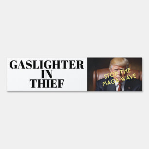 Trump gaslighter yard sign Vote for the People
