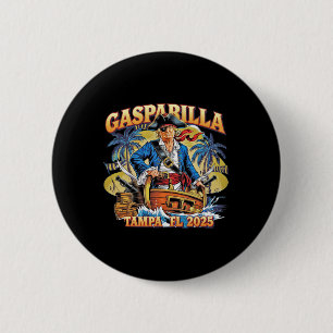 Trump Gasparilla Tampa Fl 2025 Pirate Festival Button