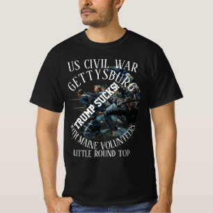 Trump GETTYSBURG US CIVIL WAR 20TH MAINE  T-Shirt