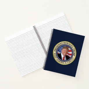 Trump Gifts 2025 President Donald Trump America Notebook