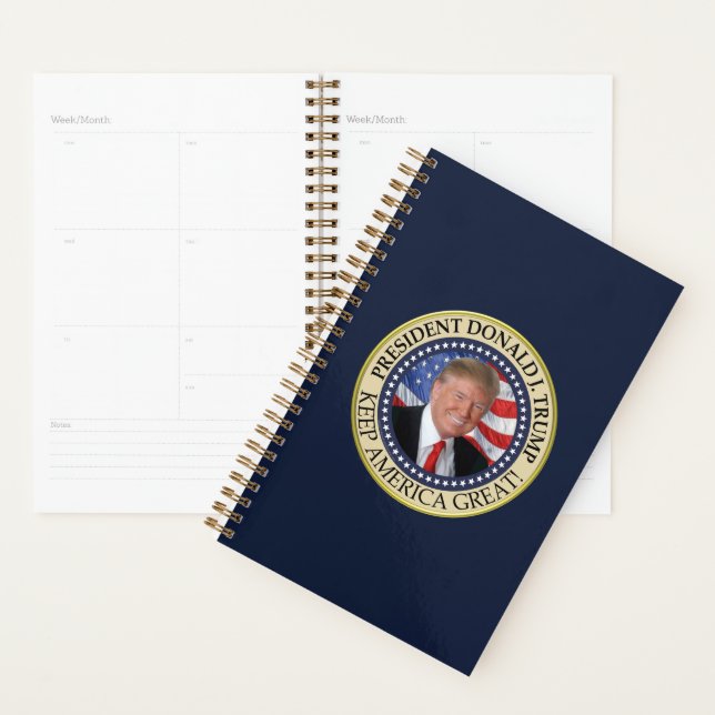 Trump Gifts 2025 President Donald Trump America Planner (Display)
