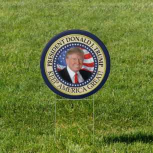 Trump Gifts 2025 President Donald Trump America Sign