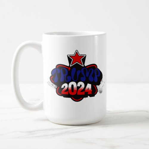 Trump Girl 2024 MAGA Republican Retro Y2K Vibe Coffee Mug