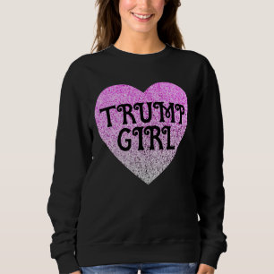 TRUMP GIRL 'GLITTER' 2024 T-SHIRT SWEATSHIRT