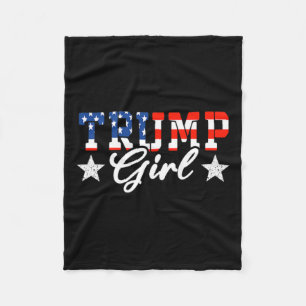 Trump Girl (on Ck) Trump Girl No Apologies Mega Me Fleece Blanket