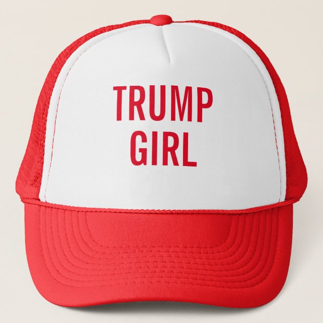 Trump Girl  Trucker Hat (Front)
