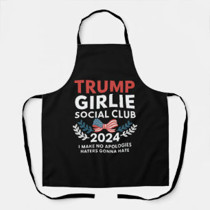 Trump Girlie Coquette Social Club Bow Election Apron