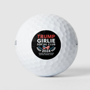 Trump Girlie Coquette Social Club Bow Election Golf Balls