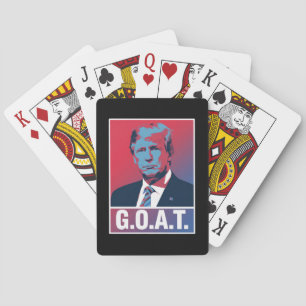 Trump GOAT Election 2024 Republican Vintage Poker Cards