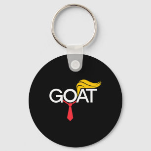 Trump Goat Election Funny Support Republican Pro A Keychain