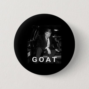 Trump Goat Republican Conservative Gift Trump 2024 Button