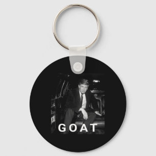 Trump Goat Republican Conservative Gift Trump 2024 Keychain