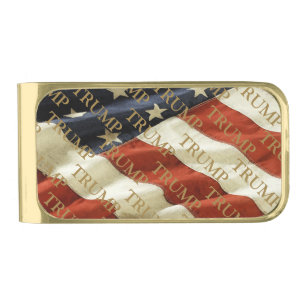 TRUMP GOLD FINISH MONEY CLIP