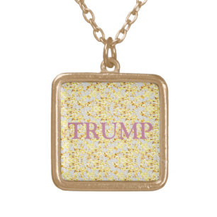 TRUMP GOLD PLATED NECKLACE