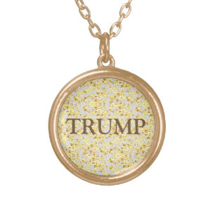 TRUMP GOLD PLATED NECKLACE